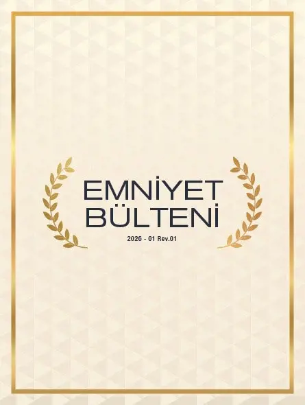 Emniyet Bülteni 2026 – 01 Rev.01