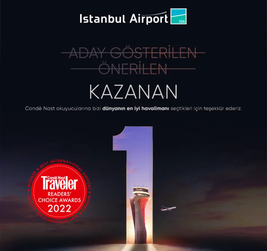 İGA İstanbul Havalimanı Dünyanın En İyisi​