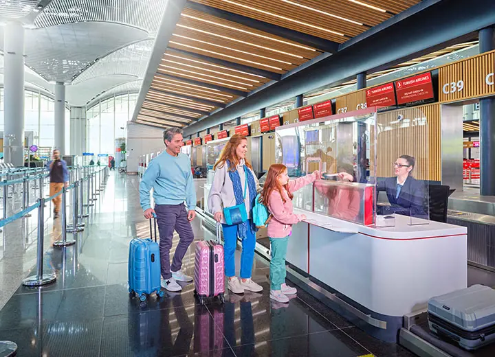 Self-Check in Istanbul Airport