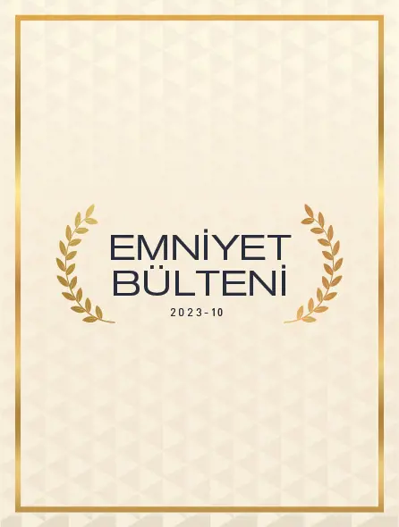 Emniyet Bülteni 2023 - 10 