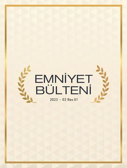 Emniyet Bülteni 2023 - 02 Rev.01